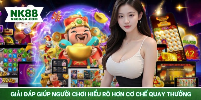 Giải đáp giúp người chơi hiểu rõ hơn cơ chế quay thưởng